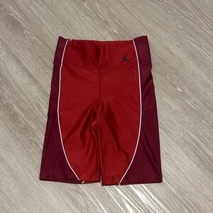 Jordan Kids Red and Maroon Shorts
